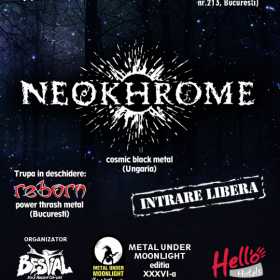 Programul concertului Neokhrome de sambata 4 ianuarie 2014