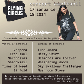 Rock for Livia in Flying Circus din Cluj-Napoca