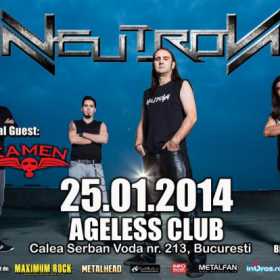 Ultimele detalii referitoare la concertul Neutron si Kamen in Ageless Club