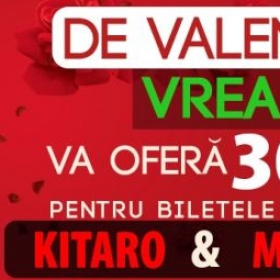 Vreau Bilet.ro iti face reducere la bilete de Valentine's Day