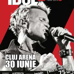 Billy Idol in premiera la Cluj-Napoca