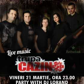 Concert Cazino in Black Jack Pub din Bucuresti, 21 martie 2014
