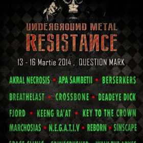 Program detaliat Underground Metal Resistance Fest 3