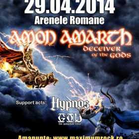 Ultima zi de oferta la biletele pentru concertul Amon Amarth la Arenele Romane