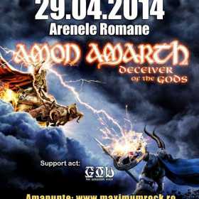Ultimele 10 zile cu preturi promotionale la biletele pentru concertul Amon Amarth la Arenele Romane