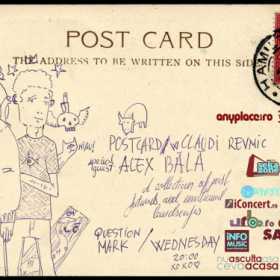 Postcard cu Claudiu Revnic si Alex Bala in Question Mark