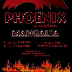 Concerte Phoenix in luna august