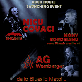 De la Blues la Metal cu Nicu Covaci, Mony Bordeianu si AG Weinberger in Hard Rock Cafe