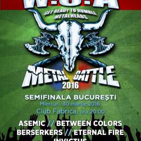 Semifinala Bucuresti “Wacken Metal Battle”, in Club Fabrica