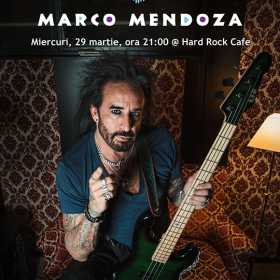 Concert Marco Mendoza la Hard Rock Cafe