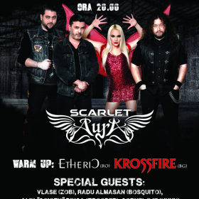 Scarlet Aura anunta invitatii din cadrul concertului de lansare „Falling Sky” programat pe 27 aprilie