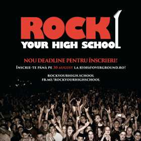 La Bacau are loc a cincea editie Rock Your High School, concursul dedicat trupelor alcatuite din liceeni
