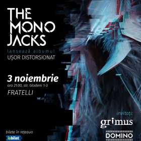 The Mono Jacks lanseaza albumul Usor distorsionat pe 3 noiembrie la Bucuresti