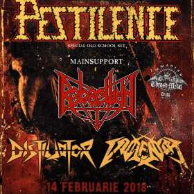 Trupele de deschidere la concertul Pestilence din 14 februarie