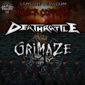 Grimaze este a doua trupă confirmată la lansarea Deathrattle - Power Corrupts în Club Fabrica