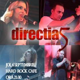 Concert Directia 5 la Hard Rock Cafe, București