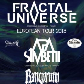 Concert Fractal Universe, Apa Sîmbetii și Rancorum în Club Quantic, București