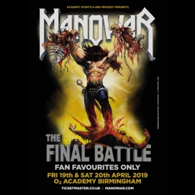 Doua noi show-uri MANOWAR in turneul The Final Battle!