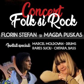 O noapte de folk-rock cu Florin Stefan și Magda Puskas în club Manufactura