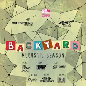 Programul concertelor acustice Backyard Acoustic Season pe terasa Expirat Halele Carol