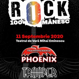 Concert Phoenix si Trooper - Rock 100% romanesc - pe scena teatrului de vară Mihai Eminescu