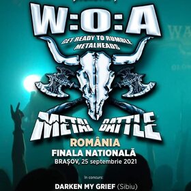Concert Darken My Grief, Katara si Saddayah la Finala Nationala Wacken Open Air Metal Battle 2021, in club Rockstadt