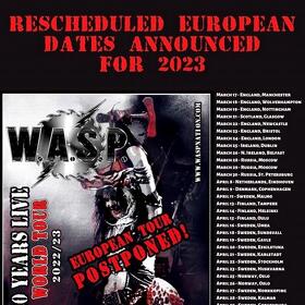 W.A.S.P. anunță amânarea turneului european pentru 2023
