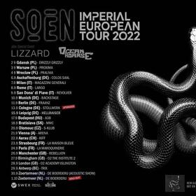 SOEN continua turneul european cu 23 de concerte in luna septembrie