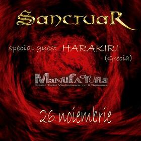 Concert Sanctuar si Harakiri in club Manufactura