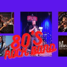 Hituri rock ale anilor 80 LIVE în Manufactura, cu trupa 80’ ROCK BAND
