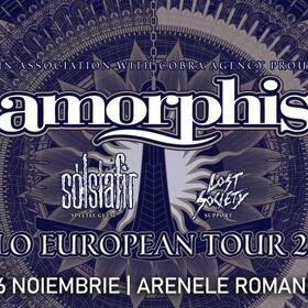 Concert Amorphis, Sólstafir și Lost Society - program si reguli de acces