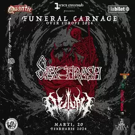 Concert Sextrash și Outlaw în Club Quantic - Funeral Carnage Over Europe 2024