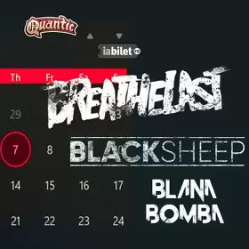 Concert Breathelast, BlackSheep si Blana Bomba in Quantic
