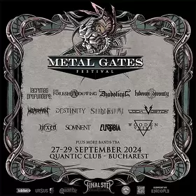 Metal Gates Festival 2024 va avea loc in perioada 27 - 29 septembrie in Quantic