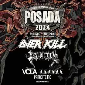 Posada Rock anunță primele trupe confirmate: Overkill, Benediction, Vola, Temic și Parasite Inc.