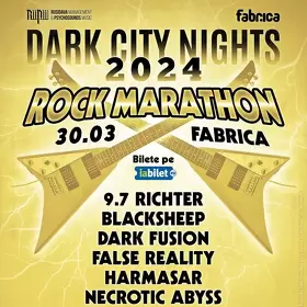 Programul Dark City Nights 2024 Rock Marathon
