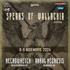 Noul festival de metal extrem 'Spears of Wallachia' va avea loc in Quantic Club