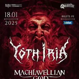 Concert Yoth Iria, Machiavellian God, Dark Fusion și False Reality în Club Quantic