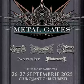 Metal Gates Festival 2025 va avea loc in club Quantic, in perioada 26-27 septembrie 2025