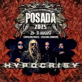 Posada Rock 2025 va avea loc in perioada 29-31 august 2025, Hypocrisy este...