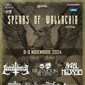 Program pe zile pentru Spears of Wallachia Festival din Quantic