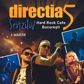 Concert nou Directia 5 în Hard Rock Cafe