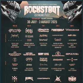 Rockstadt Extreme Fest 2025 va avea loc in perioada 30 iulie - 3 august 2025