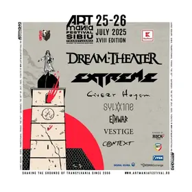 Dream Theater, Extreme, Sivert Høyem, Sylvaine, Vestige si Eihwar vor concerta la ARTmania Festival în 2025