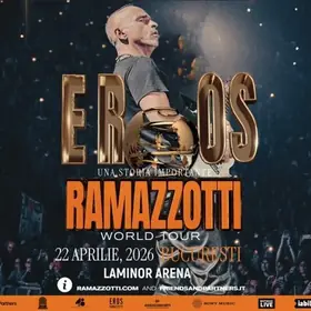 Eros Ramazzotti revine la Bucuresti in 2026, la Hala Laminor