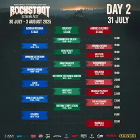 2. Programul complet Rockstadt Extreme Fest 2025, pe zile si scene