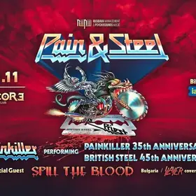 Pain & Steel - Tributes Night with Painkiller & Spill The Blood, in Encore Club