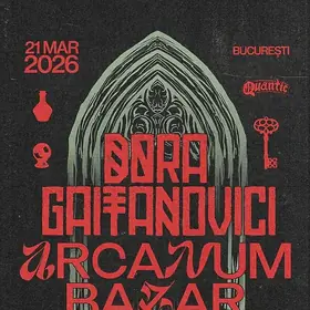 Concert lansare album Arcanum Bazar - Dora Gaitanovici, în Club Quantic
