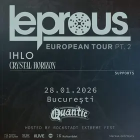 Trupele Ihlo si Crystal Horizon vor deschide concertul Leprous din Quantic