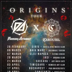 Doomsday Astronaut anunță turneul pentru promovarea viitorului album 'Origins' împreună cu trupa Carousel